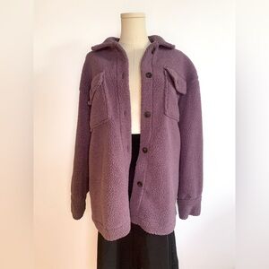 Purple Button Up Shacket - Size US S
